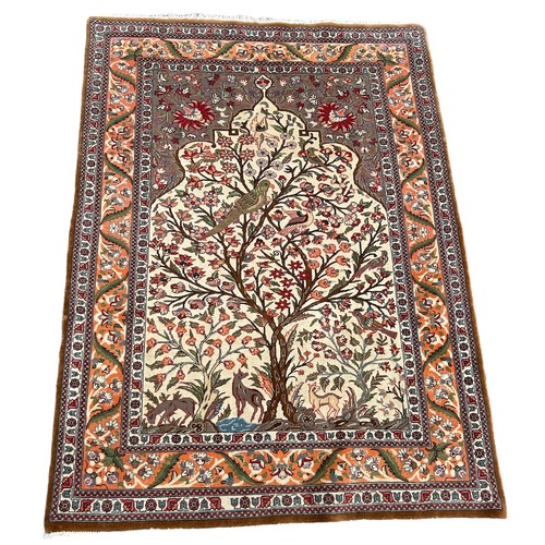 893 - A COLLECTION OF SIX PERSIAN DESIGN CARPETS, 

Largest 145cm x 105cm