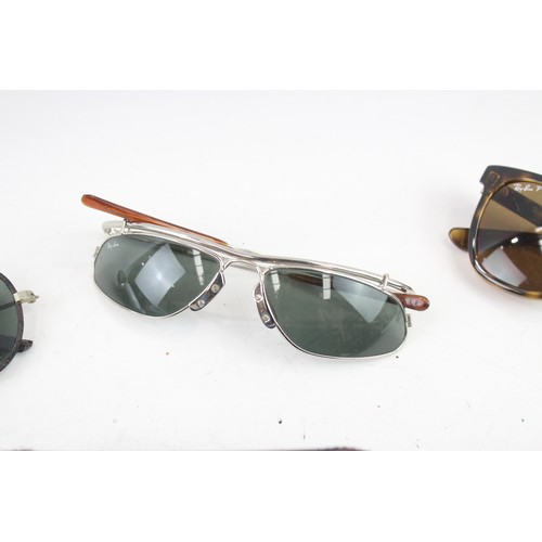 864 - A COLLECTION OF RAY BAN AND OTHER DESIGNER SUNGLASSES (QTY)