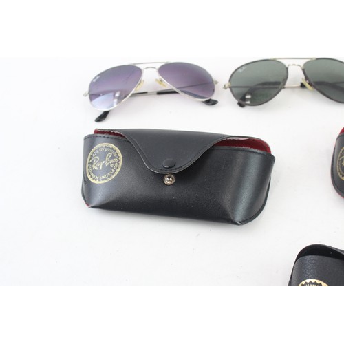 864 - A COLLECTION OF RAY BAN AND OTHER DESIGNER SUNGLASSES (QTY)