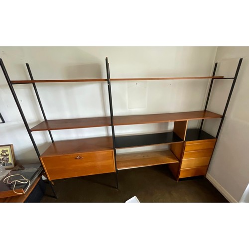 126A - A LADDERAX TYPE SHELVING UNIT, 

Screws present. 

240cm x 184cm x 36cm