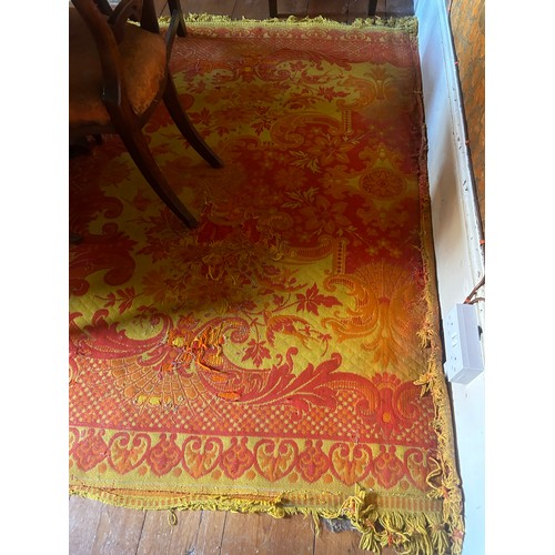 24 - A LARGE CASA PUPO ORANGE RUG, 

350cm x 200cm