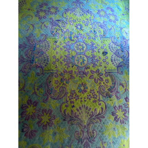 37 - A LARGE CASA PUPO GREEN AND BLUE RUG, 

275cm x 210cm