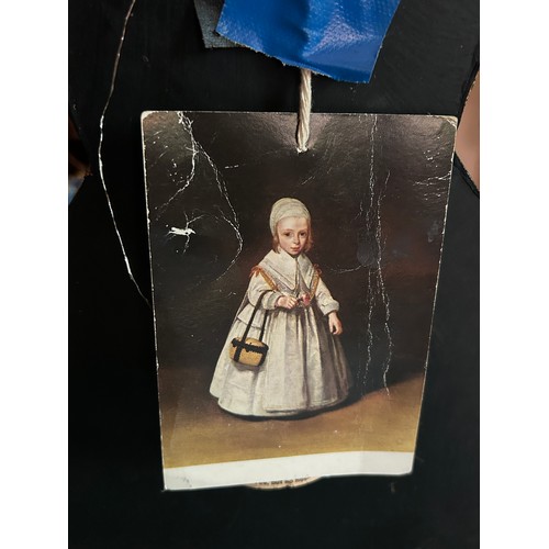 38 - AFTER DIEGO VELAZQUEZ: PAINTED DUMMY BOARD DEPICTING A GIRL HOLDING A BASKET, 

95cm x 52cm

Cut out... 