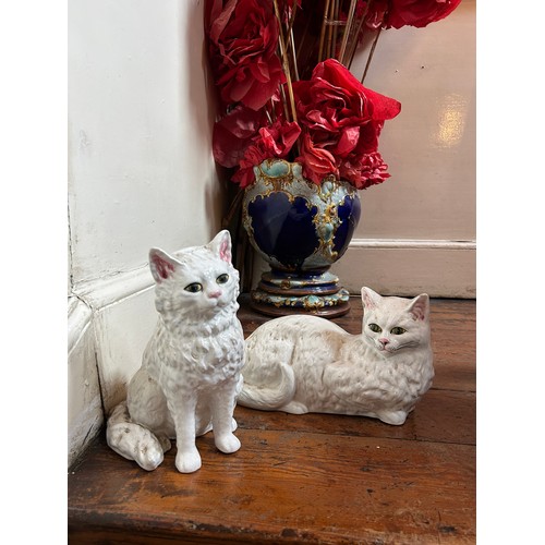 66 - A PAIR OF CASA PUPO CATS,

Largest 32cm x 19cm