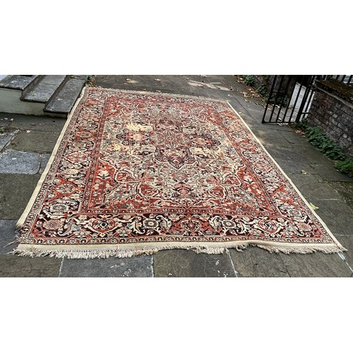 77 - A LARGE WOOL CARPET