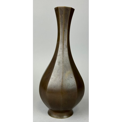 289 - A JAPANESE BRONZE VASE,

23cm H