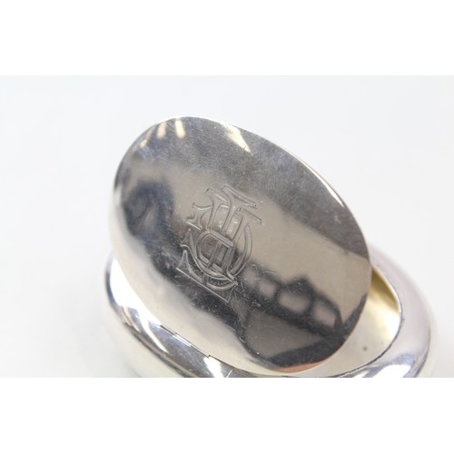 168 - A 925 STERLING SILVER SNUFF BOX, 

Weight: 83gms