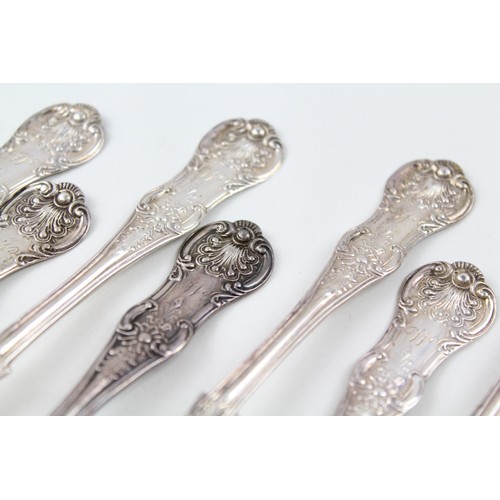 174 - SIX 925 STERLING SILVER VICTORIAN IRISH TEASPOONS,

Weight: 184gms