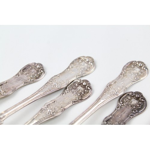 174 - SIX 925 STERLING SILVER VICTORIAN IRISH TEASPOONS,

Weight: 184gms