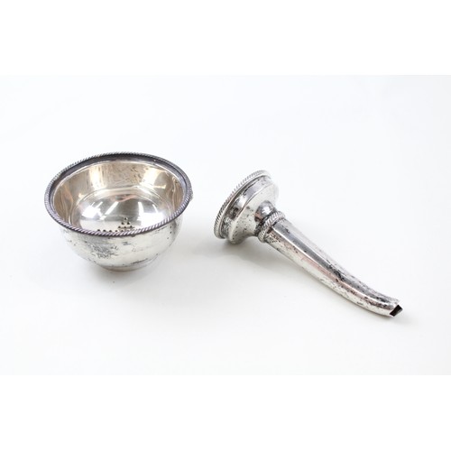 175 - A 925 STERLING SILVER WINE FUNNEL,

72gms