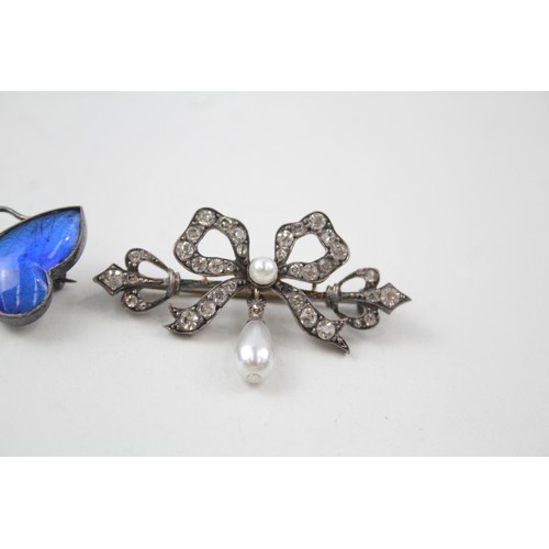 198 - A COLLECTION OF SILVER TINAGE JEWELLERY INCLUDING BUTTERFLY WING,

Weight: 34gms