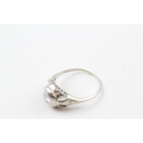 248 - AN 18CT WHITE GOLD DIAMOND SINGLE STONE RING, 

Weight: 2.4gms