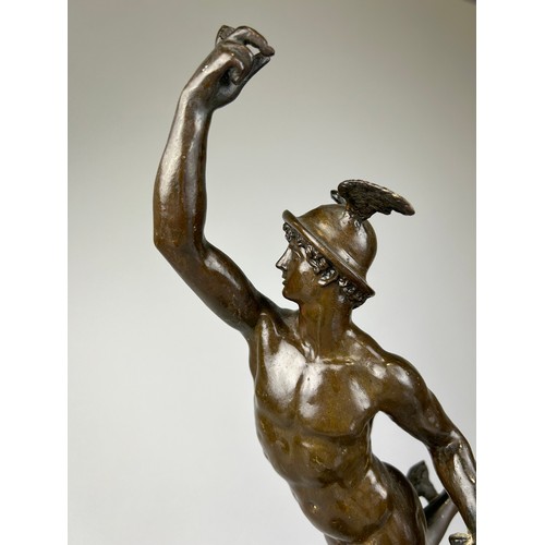 289A - AN 18TH CENTURY ITALIAN BRONZE SCULPTURE OF MERCURY, 

Height including stand 55cm

Provenance: Ex c... 