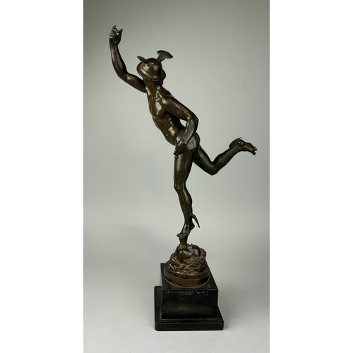 289A - AN 18TH CENTURY ITALIAN BRONZE SCULPTURE OF MERCURY, 

Height including stand 55cm

Provenance: Ex c... 