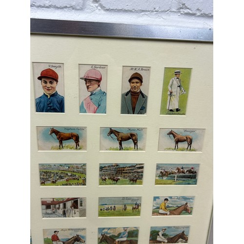 777 - HORSE RACING INTEREST: A COLLECTION OF FIFTY CIGARETTE CARDS DEPICTING JOCKEYS, HORSES, RACECOURSES ... 