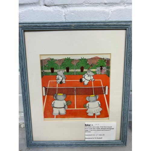 804 - VARIOUS PRINTS FROM THE WIND AND THE WILLOWS, BABAR, WINNIE THE POOH AND OTHERS (11), 

Each framed ... 