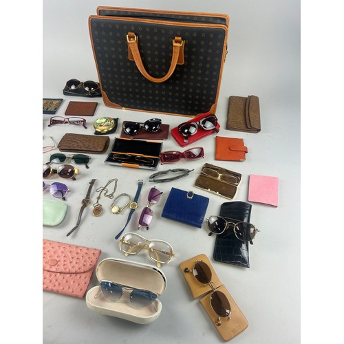 845B - A COLLECTION OF SUNGLASSES AND ACCESSORIES, 

Some designer.