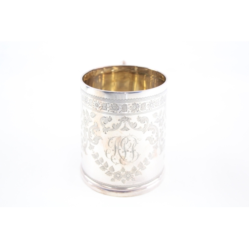 28 - VICTORIAN .925 STERLING SILVER CHRISTENING CUP