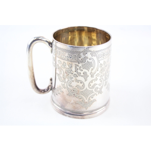 28 - VICTORIAN .925 STERLING SILVER CHRISTENING CUP