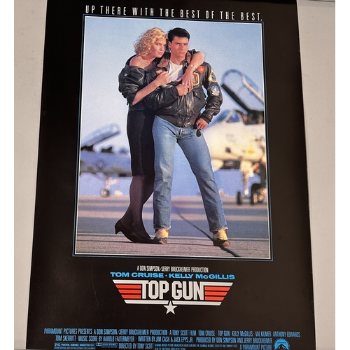 351 - TOP GUN JAPANESE 1986 RELEASE FILM POSTER ALONG WITH THREE OTHER TOP GUN FILM POSTERS (2) 72.5cm x 5... 