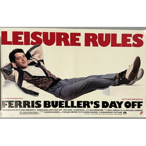 352 - FERRIS BUELLER'S DAY OFF: 1986 AND 1987 FILM POSTERS (2) 61cm x 36cm 61cm x 43cm