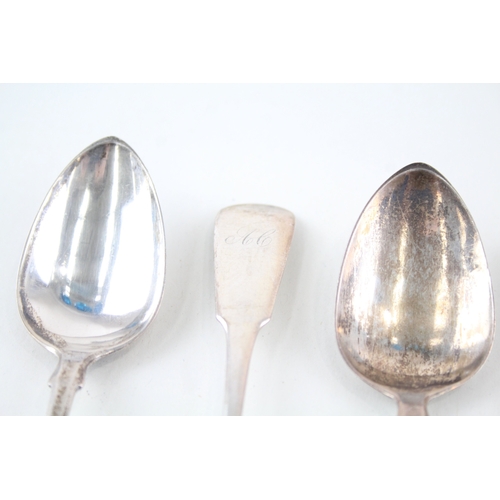 37 - 6X GEORGIAN .925 STERLING SILVER SCOTTISH TEASPOONS