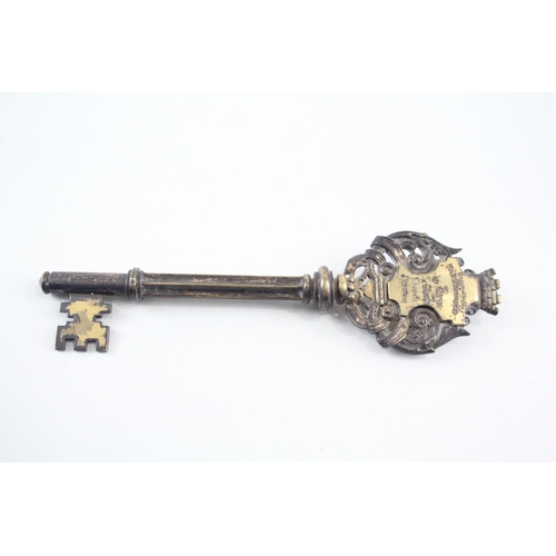 44 - EDWARDIAN .925 STERLING SILVER PRESENTATION KEY