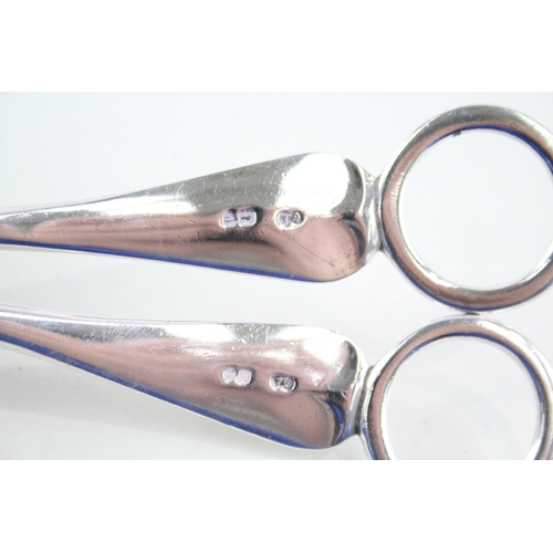 49 - VICTORIAN .925 STERLING SILVER GRAPE SCISSORS