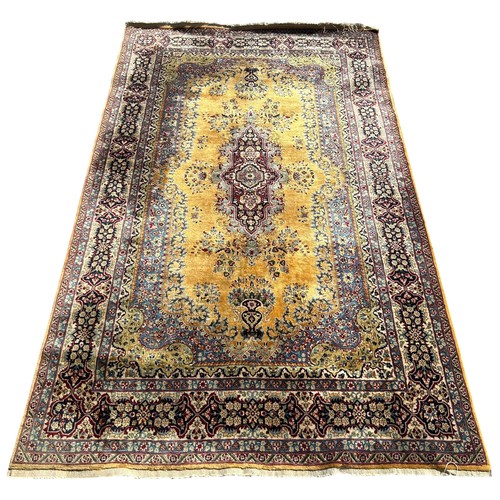 725 - A PERSIAN DESIGN CARPET, 250cm x 152cm