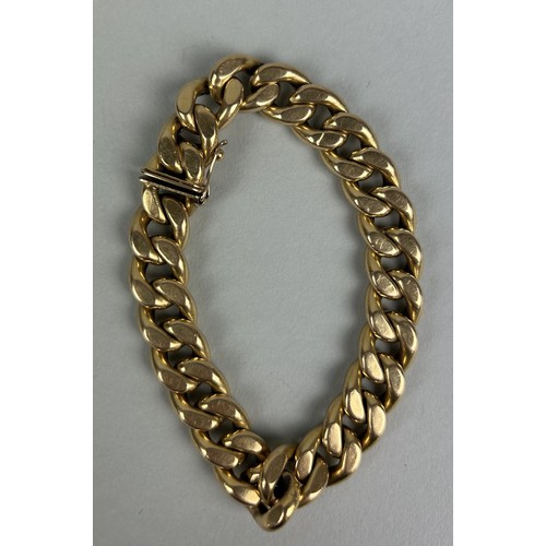 10 - AN 18CT GOLD CHAIN LINK BRACELET Weight: 29.4gms