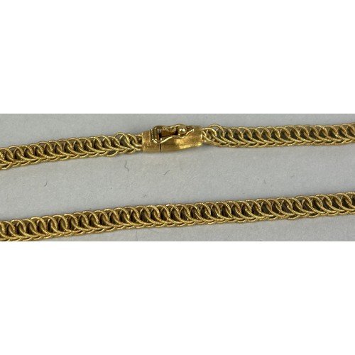 61 - AN 18CT GOLD BRACELET BY GARRARD AND CO WITH ORIGINAL BOX Weight: 8.4gms