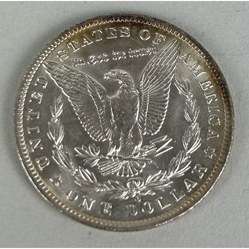 219 - AN 1884 SILVER DOLLAR