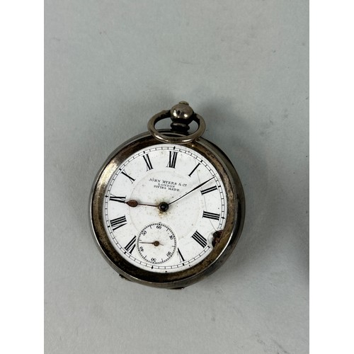 272 - TWO SILVER POCKET WATCHES (2) Total weight: 227gms