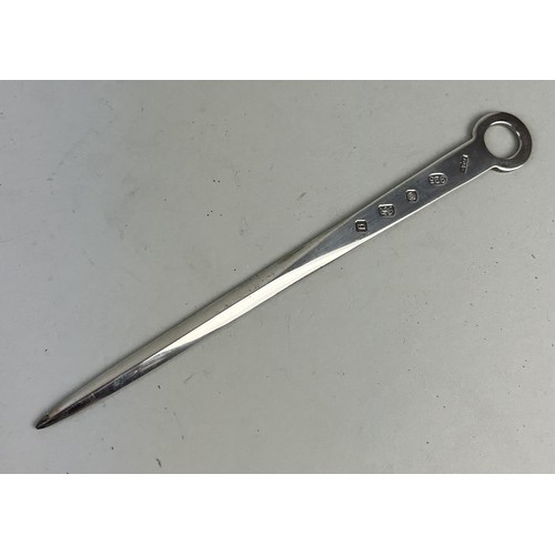 305 - A SILVER LETTER OPENER BY JAMES DEAKIN AND SONS Weight: 59gms