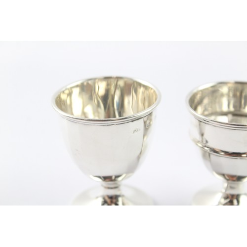 322 - TWO .924 STERLING SILVER EGG CUPS (2)