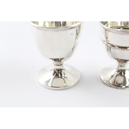 322 - TWO .924 STERLING SILVER EGG CUPS (2)