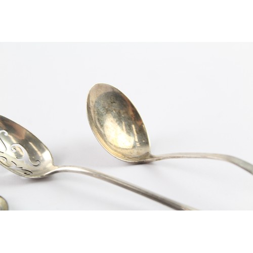 320 - THREE .925 STERLING SILVER SPOONS INCLUDING SIFTER

Weight: 43gms