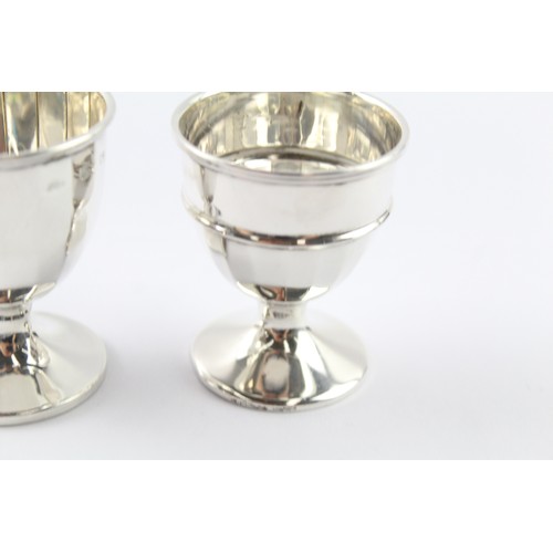 322 - TWO .924 STERLING SILVER EGG CUPS (2)