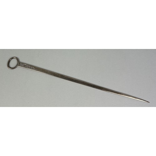 316 - A SILVER LETTER OPENER MARKED FOR SAMUEL GODBEHERE AND EDWARD WIGAN Weight: 63gms