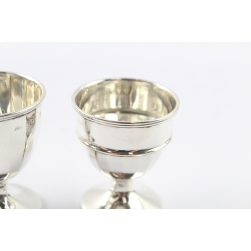 322 - TWO .924 STERLING SILVER EGG CUPS (2)