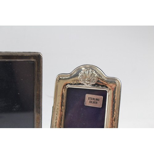 334 - THREE .925 STERLING SILVER PHOTOGRAPH FRAMES