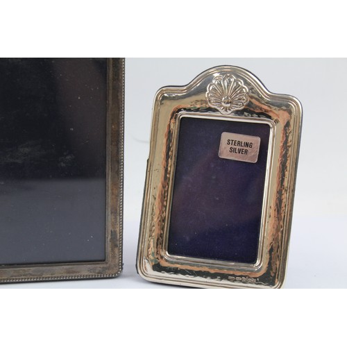 334 - THREE .925 STERLING SILVER PHOTOGRAPH FRAMES