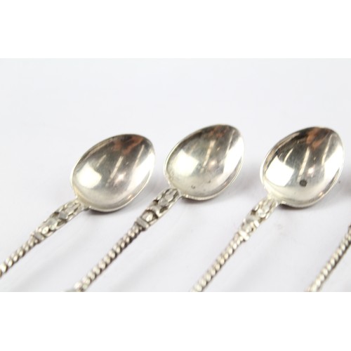 347 - A COLLECTION OF ANTIQUE .925 STERLING SILVER VICTORIAN APOSTLE SPOONS

Weight: 54gms