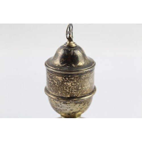 352 - A .925 STERLING SILVER RELIGIOUS CADDY / BOX

Weight: 123gms