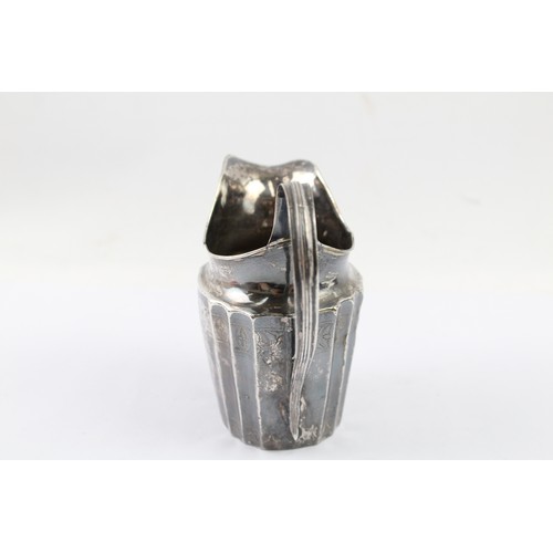 361 - A GEORGIAN .925 STERLING SILVER HESTER BATEMAN CREAM JUG

Weight: 136gms