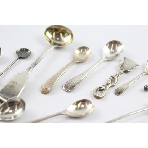 359 - TWELVE .925 STERLING SILVER CONDIMENT SPOONS INCLUDING VICTORIAN (12)

Weight: 64gms