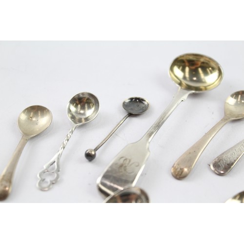 359 - TWELVE .925 STERLING SILVER CONDIMENT SPOONS INCLUDING VICTORIAN (12)

Weight: 64gms