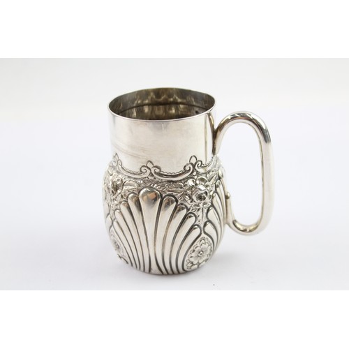 369 - A .925 STERLING SILVER CREAM JUG