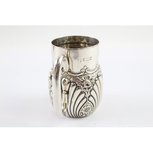 369 - A .925 STERLING SILVER CREAM JUG