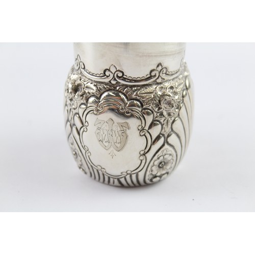 369 - A .925 STERLING SILVER CREAM JUG